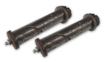 2x Federbolzen N28 28x140 mm Schaft-Ø 28 mm x Länge 140 mm Anhänger Zuggabel